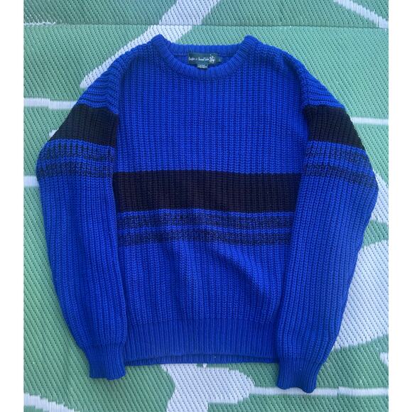 Knights of the Round Table Other - Vintage Knights of the Round Table Blue Chunky Knit Sweater – Size L